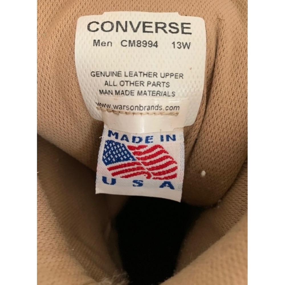 Converse CM8994 Tan Military Tactical Boots Mens 13W Vintage Retro Gorpcore - Picture 7 of 7
